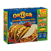 Ortega Grande Dinner Kit Hard & Soft Tacos Left Picture